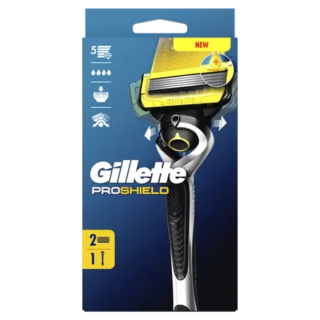Gillette ProShield Scheersysteem Met 2 Navulmesjes