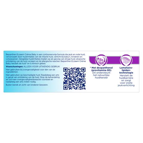 Bepanthen Eczeem Crème Baby Verlicht Jeuk En Roodheid Bij Mild Tot Matig Eczeem 20 GR