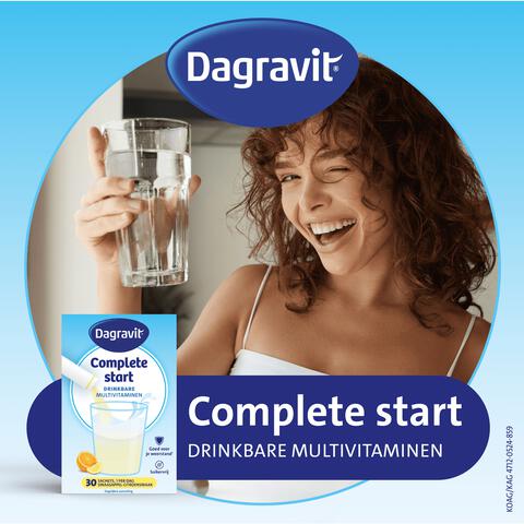 Dagravit Complete Start Kids Multivitamine Citroen 30 stuks