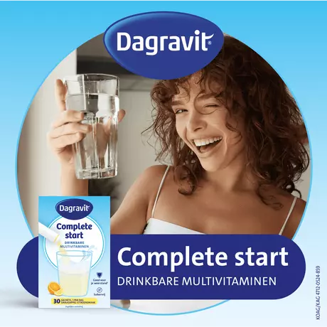 Dagravit Multivitamin Compleet Start Citroen Sinaasappel 30 stuks