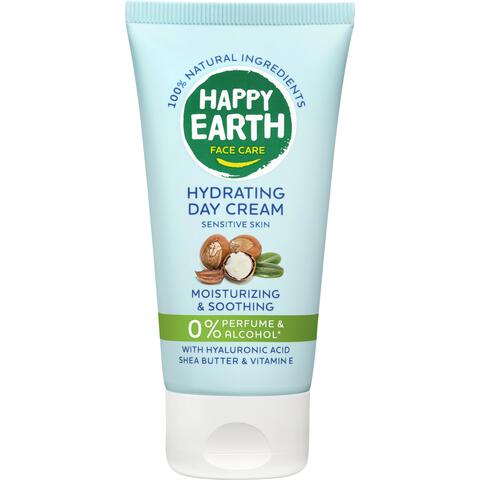 Happy Earth 100% Natuurlijke Face Care Hydrating Day Cream 50 Ml