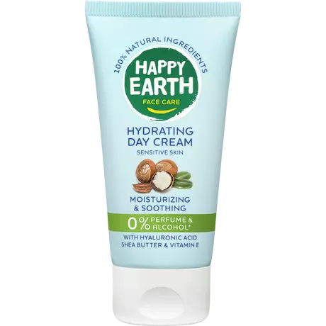 Happy Earth 100% Natuurlijke Face Care Hydrating Day Cream 50 ML