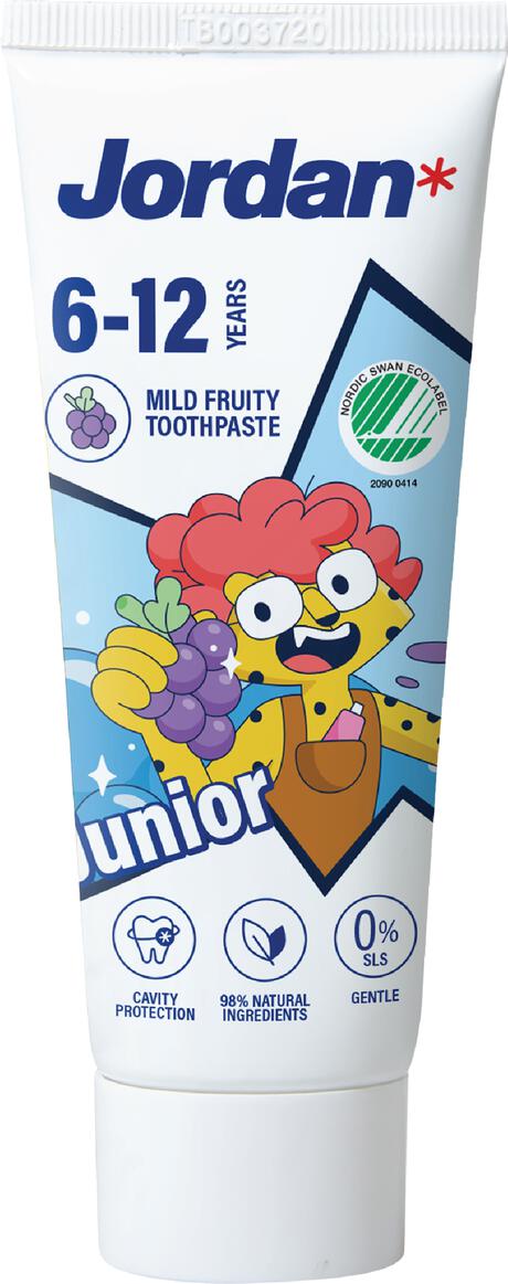 Jordan Tandpasta Junior 6-12 Jaar 50 ML