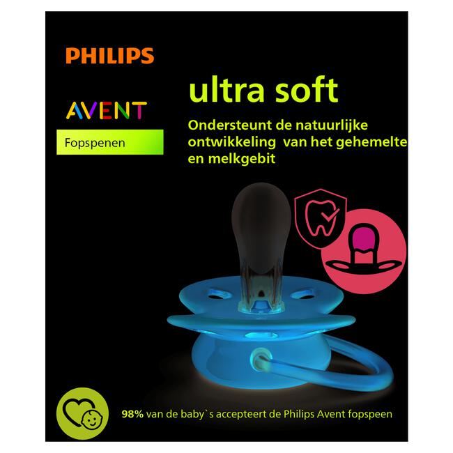 Philips Avent Soother Soft 6-18M MIX ND34 X2