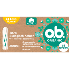 o.b.® Organic Cotton Normal 16 Stuks