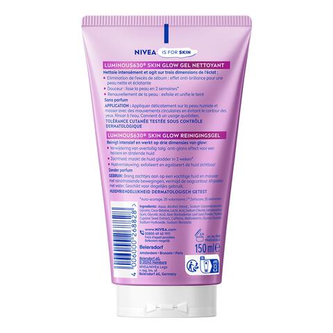 NIVEA Luminous630 Skin Glow Reinigingsgel 150 ML