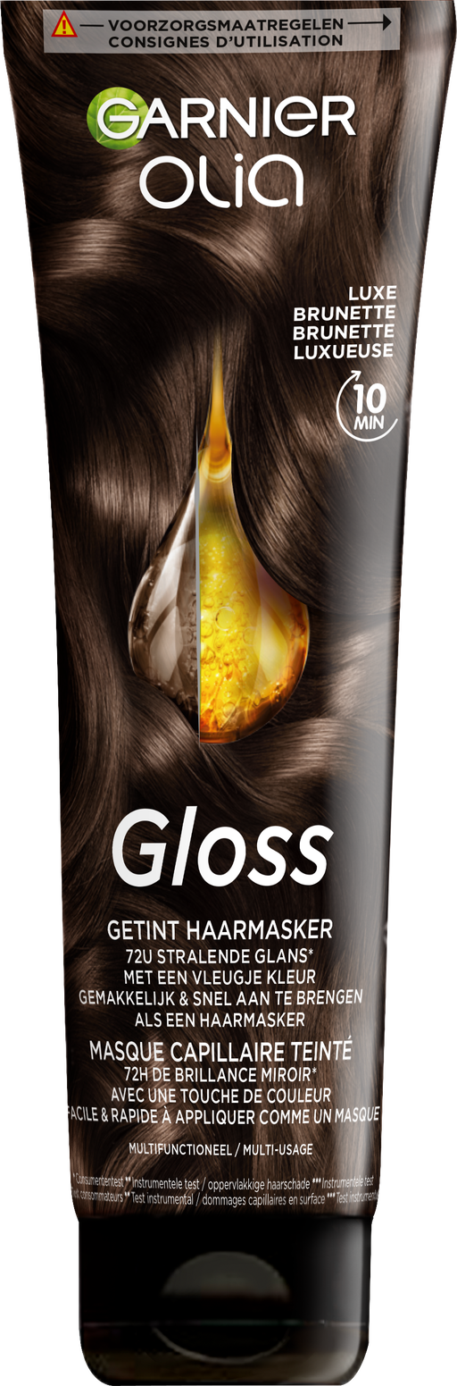 Garnier Olia Gloss Gekleurd haarmasker 3 Luxe Brunette