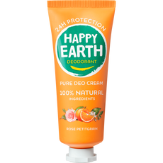 Happy Earth 100% Natuurlijke Rose Petitgrain Deodorant Crème 40 ML