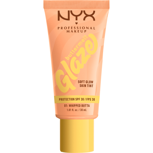 NYX Professional Makeup Buttermelt Glaze Skin Tint SPF30 1 Whipped Butta