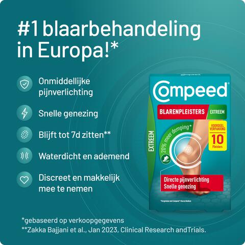 Compeed Blarenpleister Extreem 10 stuks