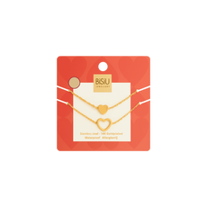 BiSjU Jewellery Valentijn Armband harten set van 2