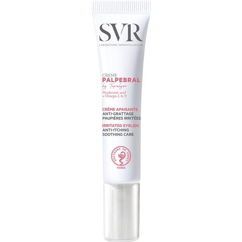 SVR Palpebral Crème Kalmerend, Anti-Jeuk voor Geïrriteerde Oogleden 15ML
