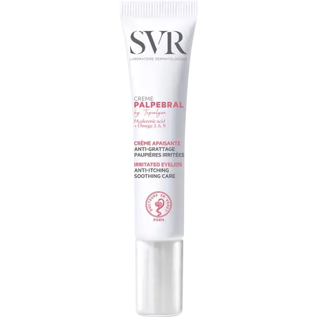 SVR Palpebral Crème Kalmerend, Anti-Jeuk voor Geïrriteerde Oogleden 15ML
