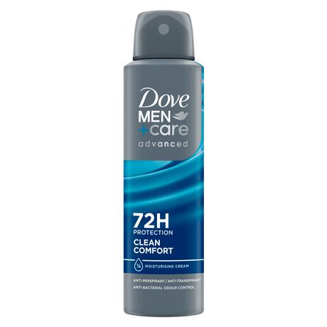 Dove Men+Care Advanced Clean Comfort Anti-Transpirant Deodorant Spray 150 ML