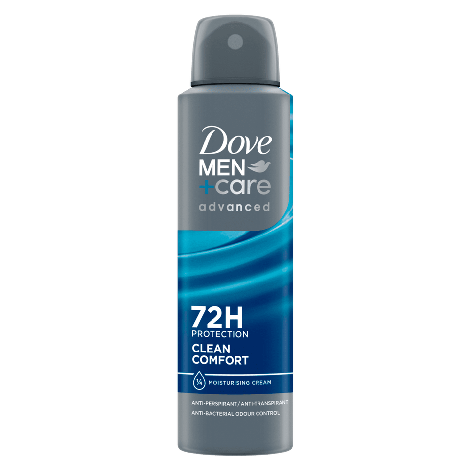 Dove Men+Care Advanced Clean Comfort Anti-Transpirant Deodorant Spray 150 ML