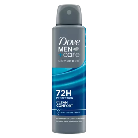 Dove Men+Care Advanced Clean Comfort Anti-Transpirant Deodorant Spray 150 ML