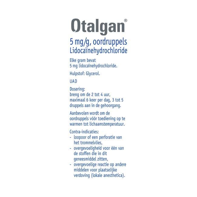 Otalgan Oordruppels bij Oorpijn 12 gram
