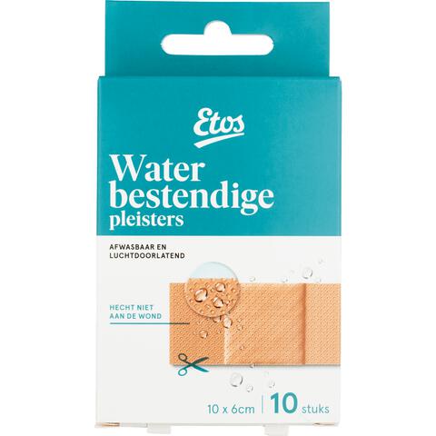 Etos Waterbestendige Pleisterstrips 10 x 6 CM 10 stuks