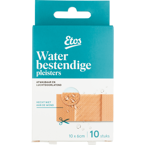 Etos Waterbestendige Pleisterstrips 10 x 6 CM 10 stuks