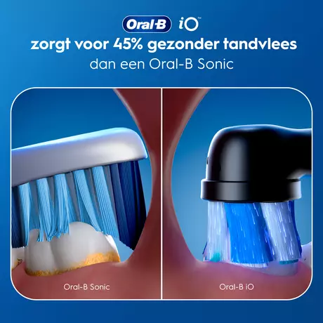 Oral-B iO 3 Zwart & Blauw Duo Elektrische Tandenborstels