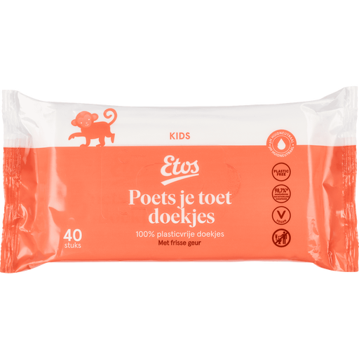 Etos Poets Je Toet Doekjes Plasticvrij 40 stuks