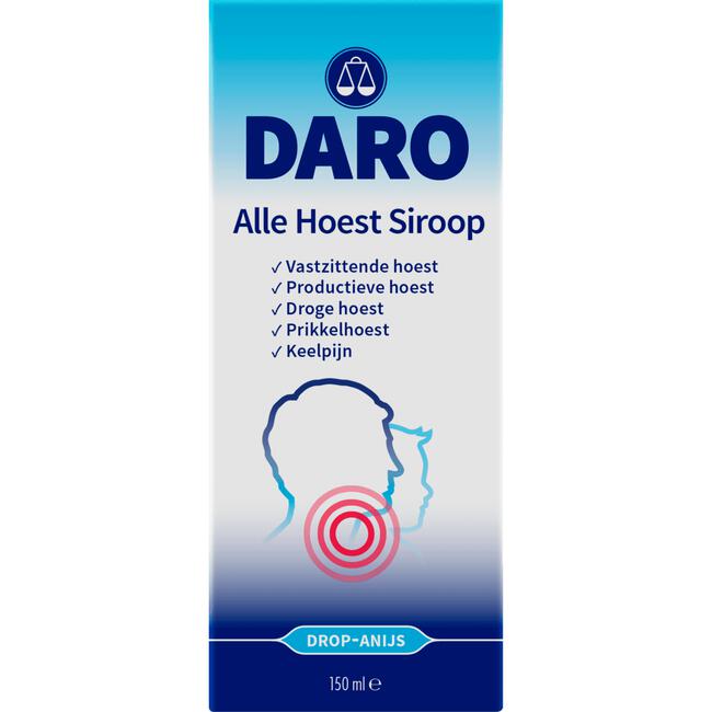 Daro Alle Hoest Siroop 150 ML