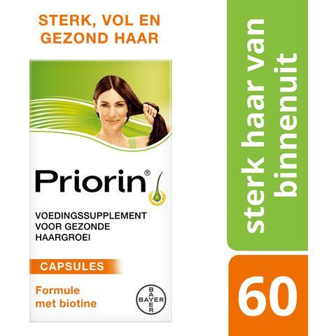 Priorin 60 Capsules Met Biotine Voor Sterk En Vol Haar Van Binnenuit
