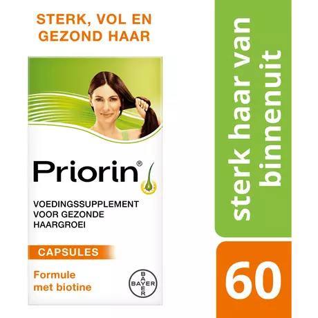 Priorin Biotine Sterk Vol Haar Binnenuit Capsules 60 stuks