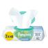 Pampers Harmonie Aqua Billendoekjes 0% Plastic 3x48 Stuks