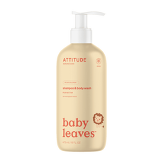 ATTITUDE Baby Leaves 2-in-1 Shampoo & Body wash peer & nectar