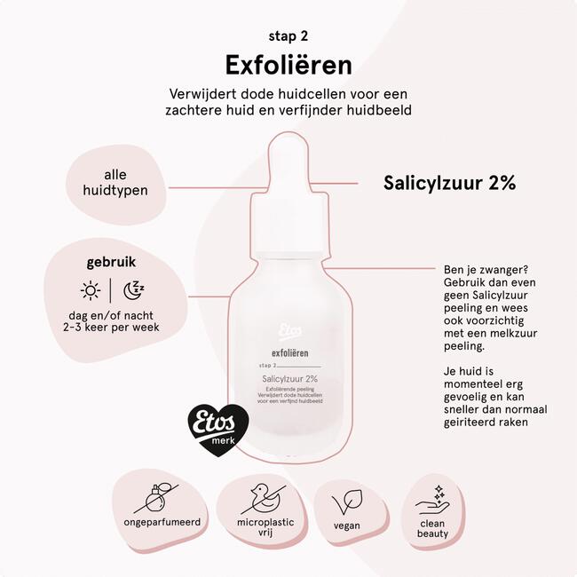 Etos Salicylzuur 2% Peeling Exfoliant 30 ML
