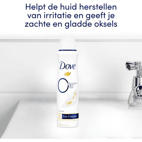 Dove Original 0% Deodorant Spray 150 ML
