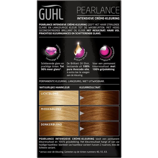 Guhl Pearlance Intensieve Crème-Haarkleuring 72 Middengoudblond 2x50 ML