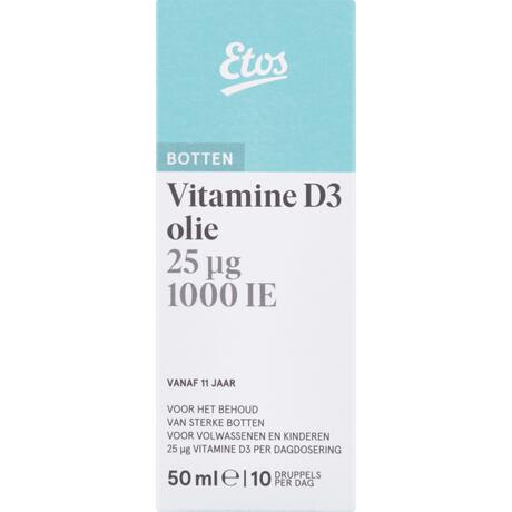 Etos Vitamine D3 Hooggedoseerd Olie