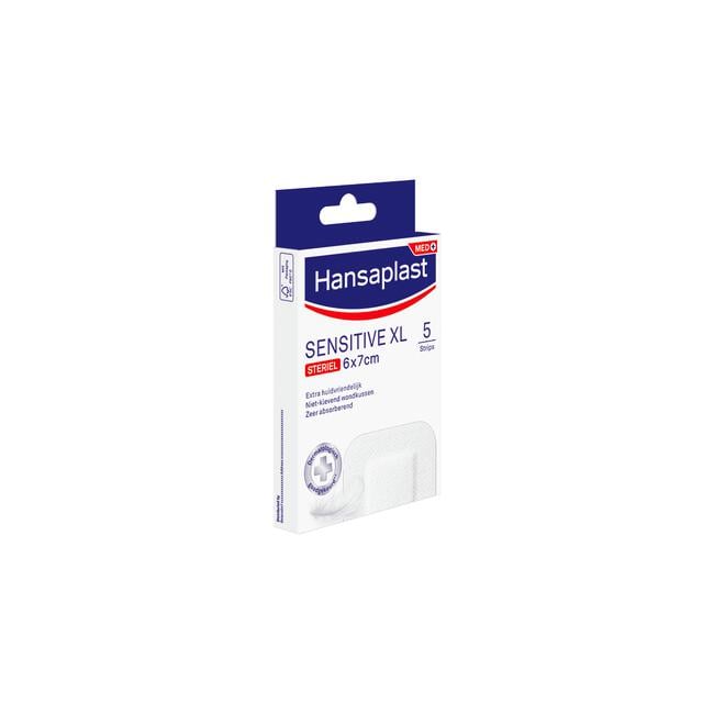 Hansaplast Sensitive XL Eilandpleister 5 stuks