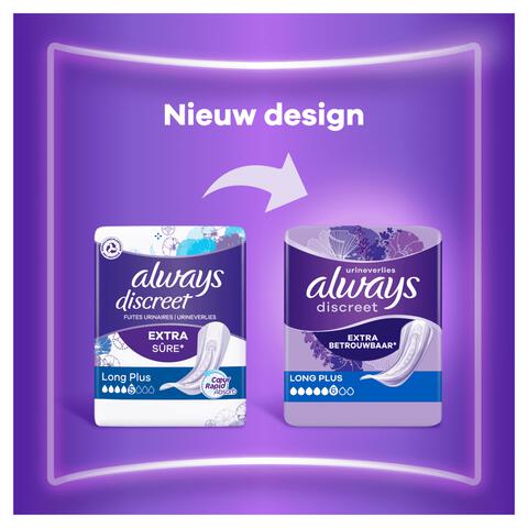 Always Maandverband Discreet Long Plus Duo Pack