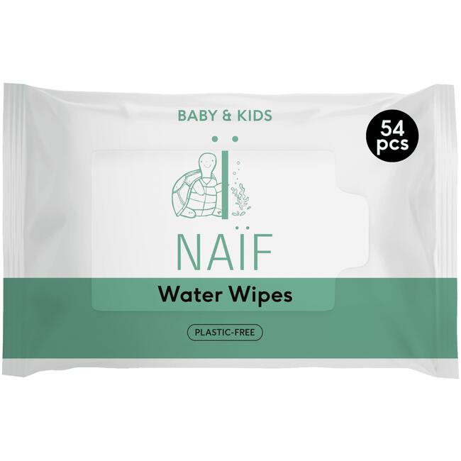 Naïf Plasticvrije Water Billendoekjes 1x54 stuks