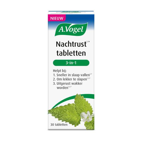 A.Vogel Nachtrust1,2* 3-in-1 Tabletten 30 stuks
