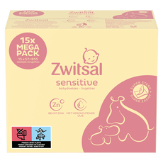 Zwitsal  Sensitive Billendoekjes Voordeelverpakking 15 x 57 Billendoekjes