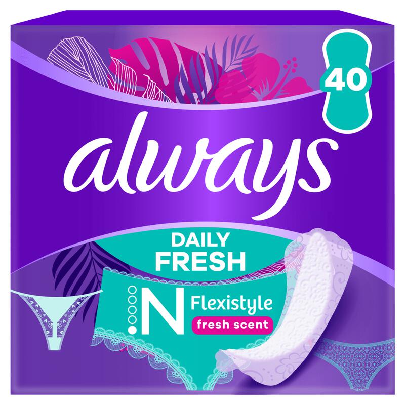 Always Inlegkruisjes Daily Fresh Slim Flexistyle Normal 40 stuks