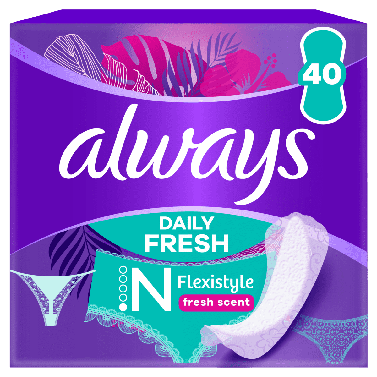Always Inlegkruisjes Normal - 40 stuks