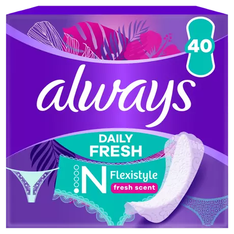 Always Inlegkruisjes Daily Fresh Slim Flexistyle Normal 40 stuks