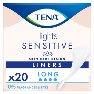 TENA Lights Sensitive Long Incontinentie Inlegkruisjes 20 — 20 stuks