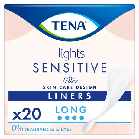 TENA Lights Sensitive Long Incontinentie Inlegkruisjes 20 stuks