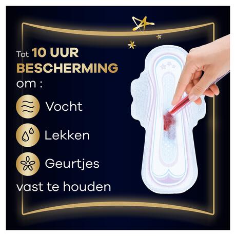 Always Maandverband Ultra Secure Night Wings 8 stuks