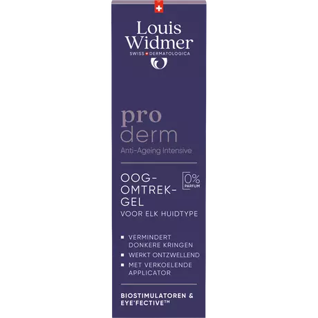 Louis Widmer Proderm Oogomtrekgel Zonder Parfum 15 ML