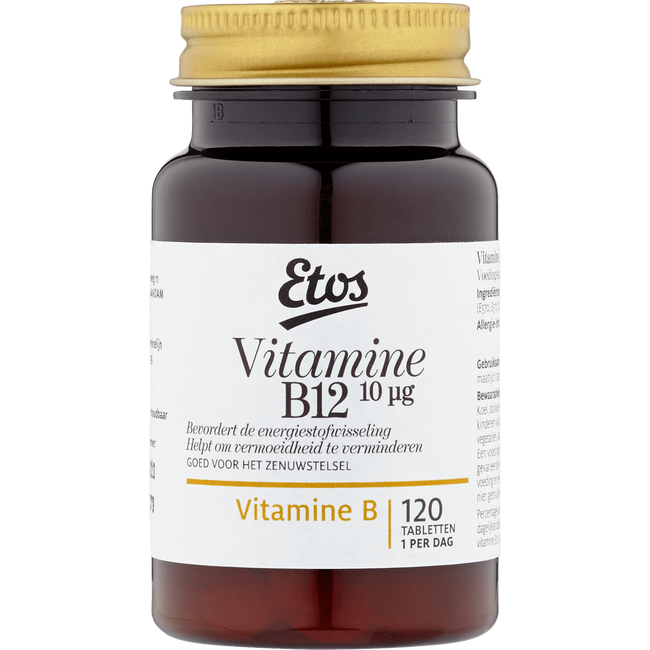 Etos Vitamine B12 10 ug Tabletten 120 EA Etos