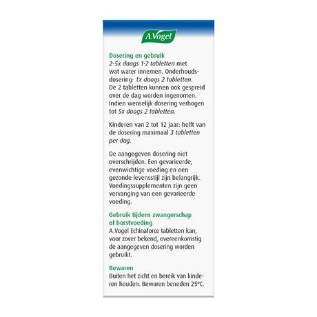 A.Vogel Echinaforce Weerstand1* Tabletten 80 stuks