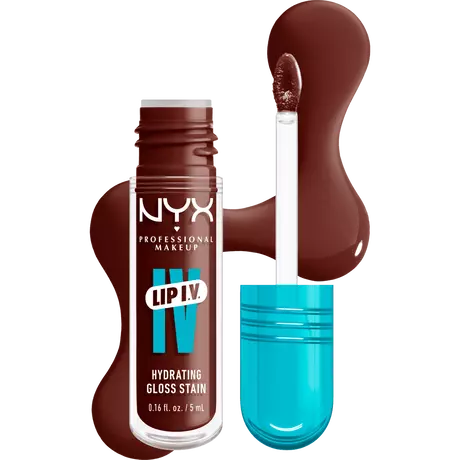 NYX Professional Makeup Lip IV Hydraterende Lipgloss Stain Mocha Me Wet