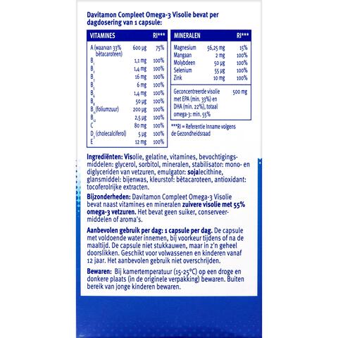 Davitamon Compleet Omega-3 Visolie Capsules